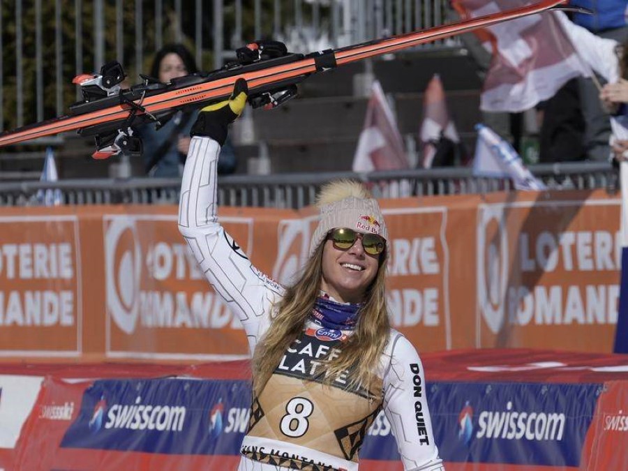 Ester Ledecka Sella Su Victoria En El Descenso De Crans Montana 